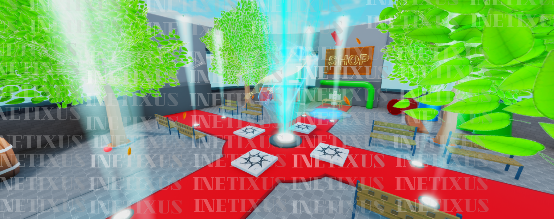 Custom Roblox map build showing layout and environment design