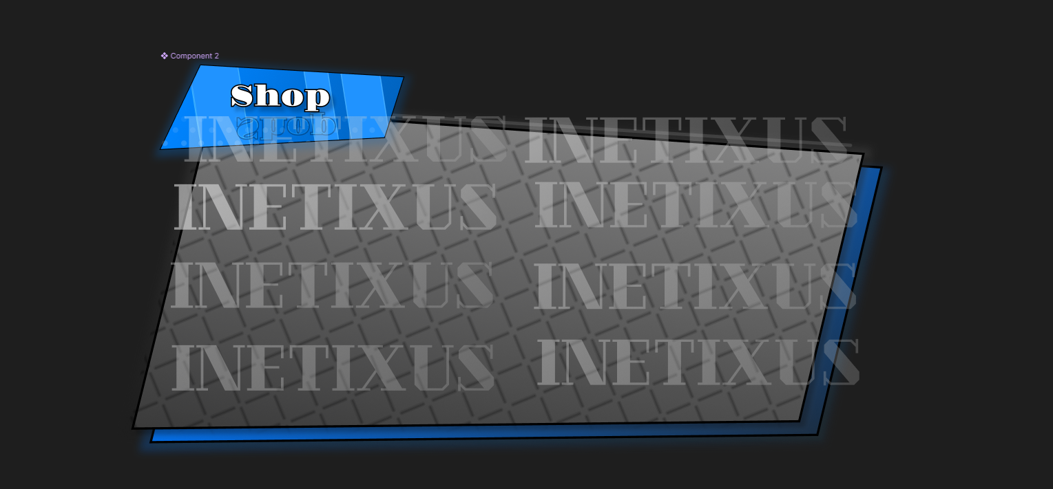 Shop GUI and inventory system interface built in Roblox